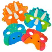 Party Dinosaurs Masks 8pk