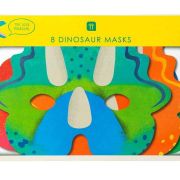 Party Dinosaurs Masks 8pk
