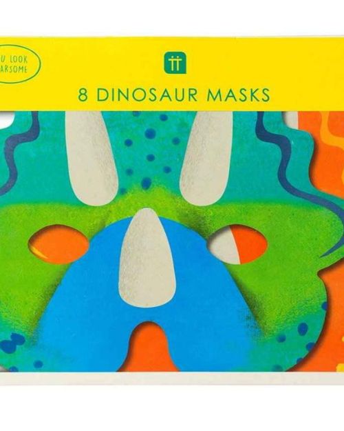 Party Dinosaurs Masks 8pk
