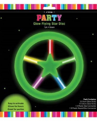 Party Glow Flying Star Disc