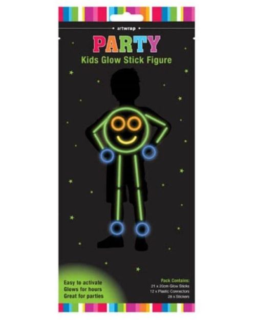 Party Glow Kids Stick Figure Boy