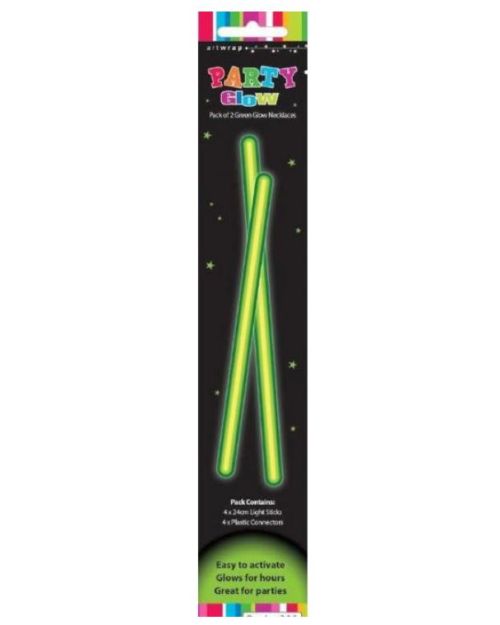 Party Glow Necklaces 2pk – Green