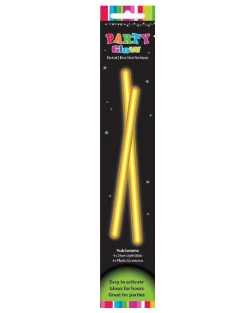 Party Glow Necklaces 2pk – Yellow