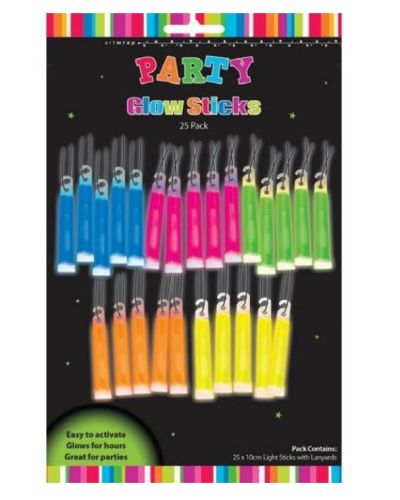 Party Glow Sticks 25pk