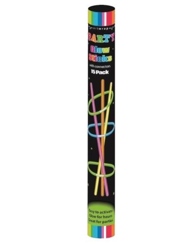 Party Glow Sticks Assorted 15pk