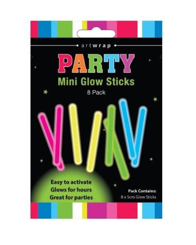 Party Glow Sticks Mini 8pk