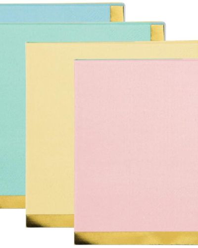 Pastel Celebrations Beverage Napkins 16pk