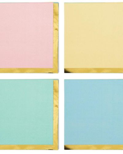 Pastel Celebrations Beverage Napkins 16pk