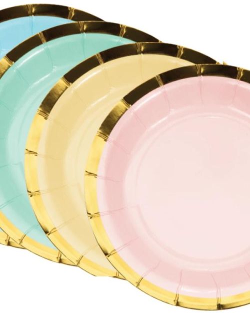Pastel Celebrations Lunch Plates 8pk