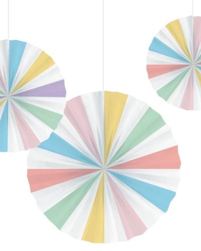 Pastel Celebrations Paper Fans