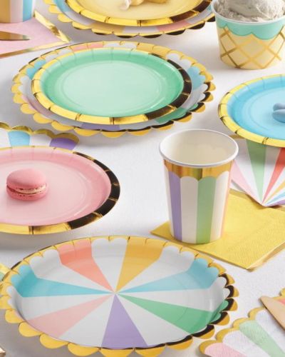 Pastel Celebrations Lunch Napkins 16pk