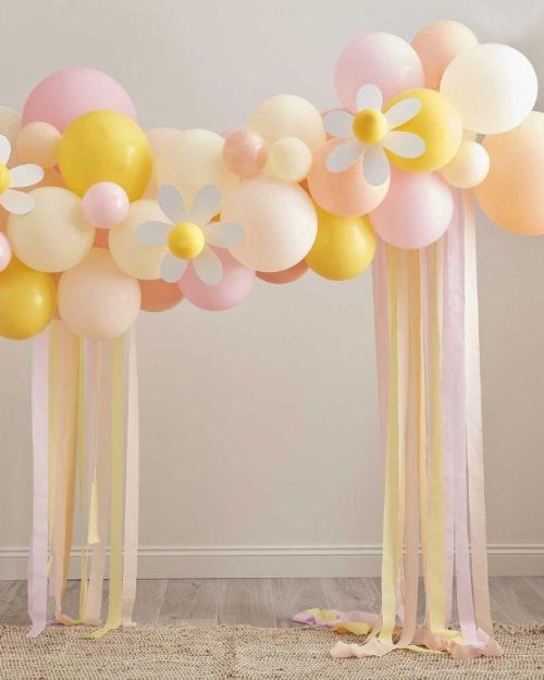 Pastel & Daisy Balloon Arch Kit