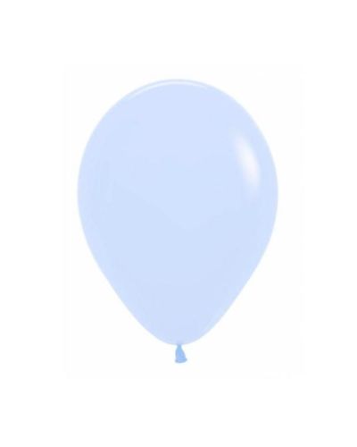 Pastel Matte Blue 12cm Balloons 10pk