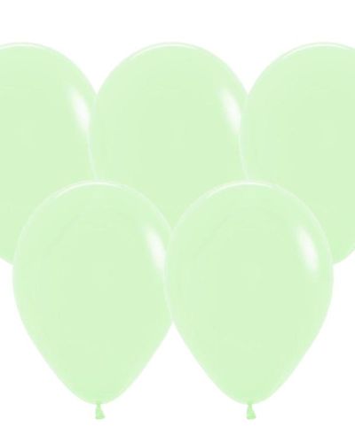Pastel Matte Green Balloons – 25pk