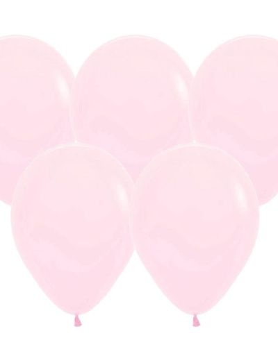 Pastel Matte Pink Balloons – 25pk