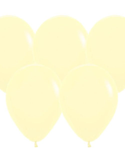 Pastel Matte Yellow Balloons – 25pk
