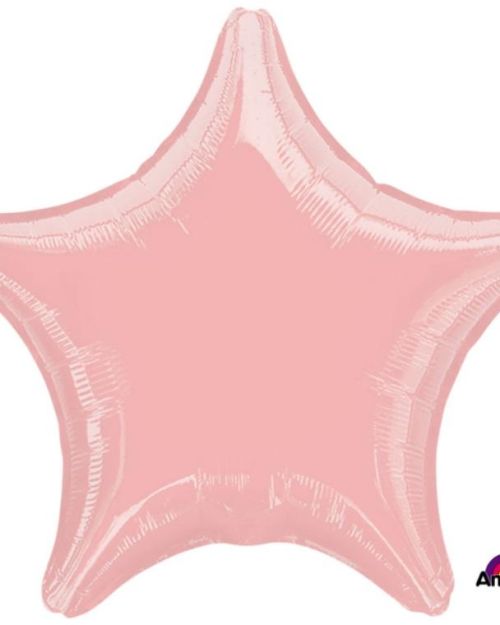 Star Shaped Foil Balloon – Pastel Pink