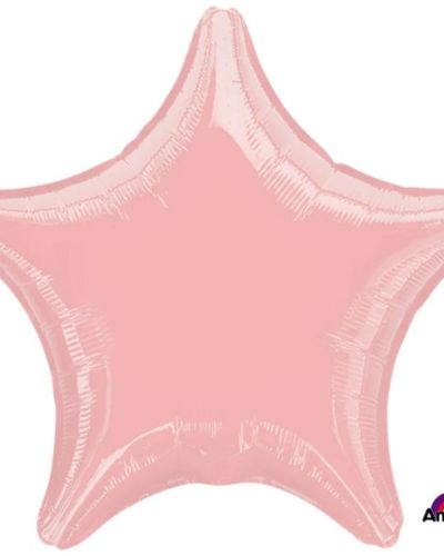 Star Shaped Foil Balloon – Pastel Pink
