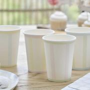 Pastel Stripe Paper Cups 8pk