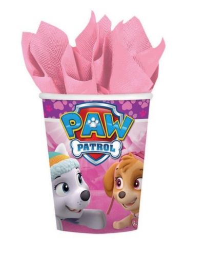 Pink Paw Patrol Cups