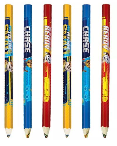 Paw Patrol Multi-Coloured Pencils 6pk
