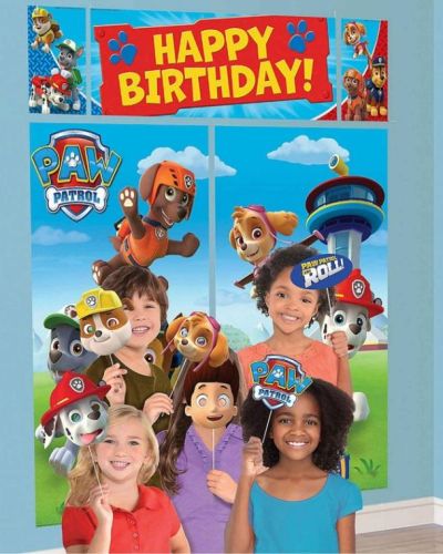 Paw Patrol Scene Setter with Photo Props