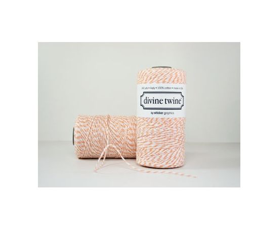100% Cotton Bakers Twine – Peach