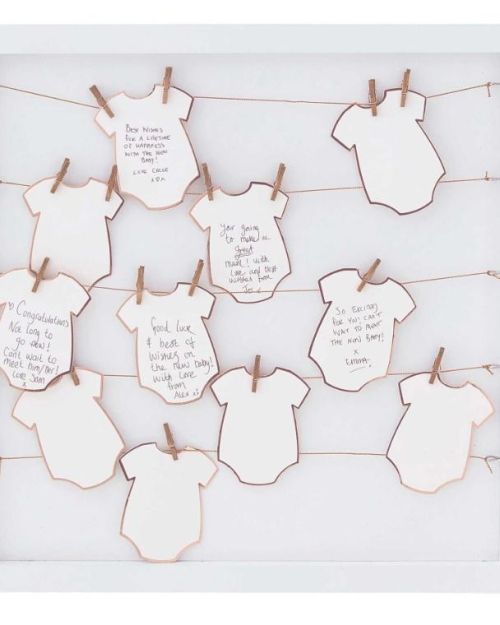 Twinkle Twinkle Baby Onesie Frame Guestbook