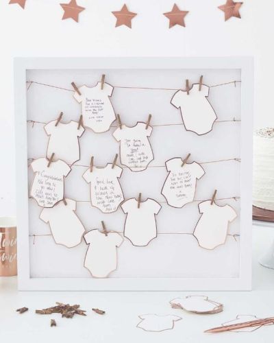Twinkle Twinkle Baby Onesie Frame Guestbook