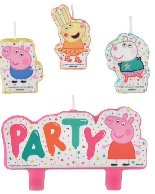 Peppa Pig Moulded Candles Set