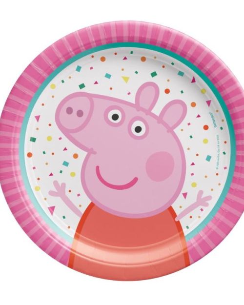 Peppa Pig Lunch Plates 8pk