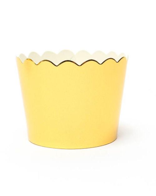 Gold Foil Baking Cups 25pk