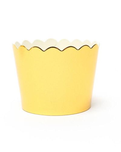 Gold Foil Baking Cups 25pk