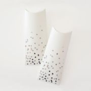 Paper Eskimo Pillow Box – Large Silver