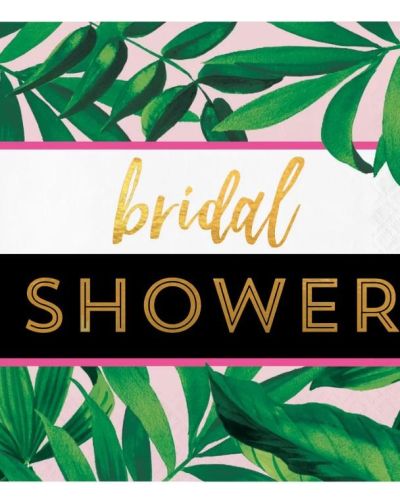 Pineapple Luxe Bridal Shower Napkins 16pk