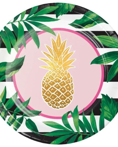 Pineapple Luxe Dinner Plates 8pk