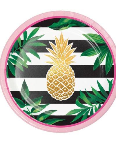 Pineapple Luxe Lunch Plates 8pk