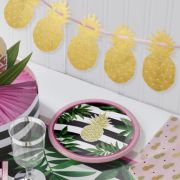 Pineapple Luxe Ribbon Banner