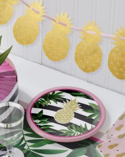 Pineapple Luxe Ribbon Banner