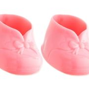 Pink Baby Booties 2pk