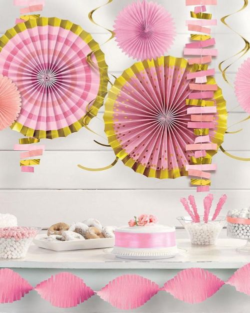 Pink & Gold Room Decorating Kit
