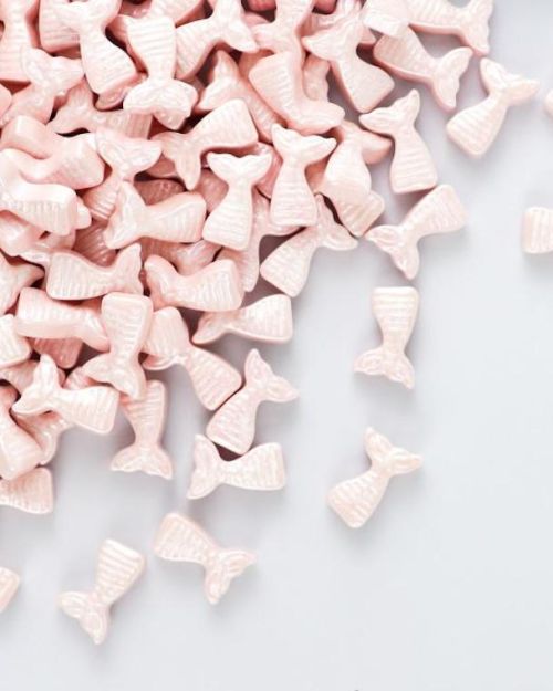 Pink Mermaid Tail Sprinkle Shapes