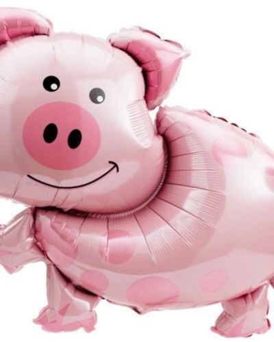 Pig SuperShape Foil Balloon