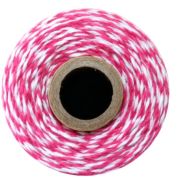 100% Cotton Bakers Twine – Pink Sorbet