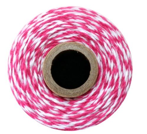100% Cotton Bakers Twine – Pink Sorbet
