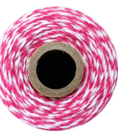 100% Cotton Bakers Twine – Pink Sorbet
