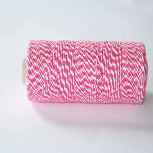 100% Cotton Bakers Twine – Pink Sorbet
