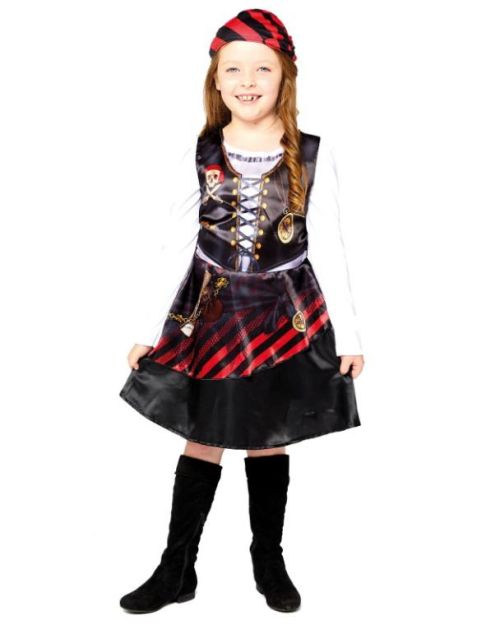 Pirate Girl Sustainable Costume – Child 6-8yrs