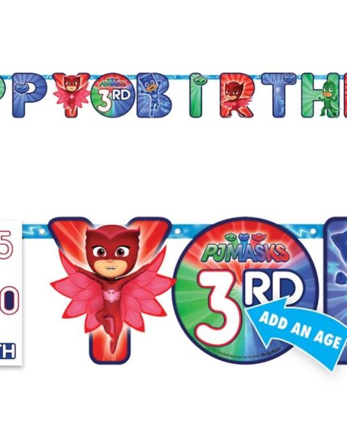 PJ Masks Add An Age Banner