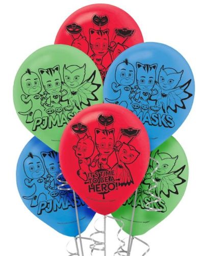PJ Masks Balloons 6pk